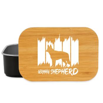 German Shepherd - Lunch Box - black - Front
