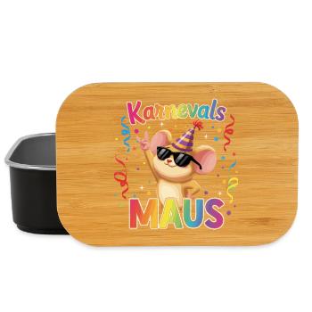 Cadeau de pierre de Carnaval Mouse Cologne - Boîte à goûter - noir - Devant