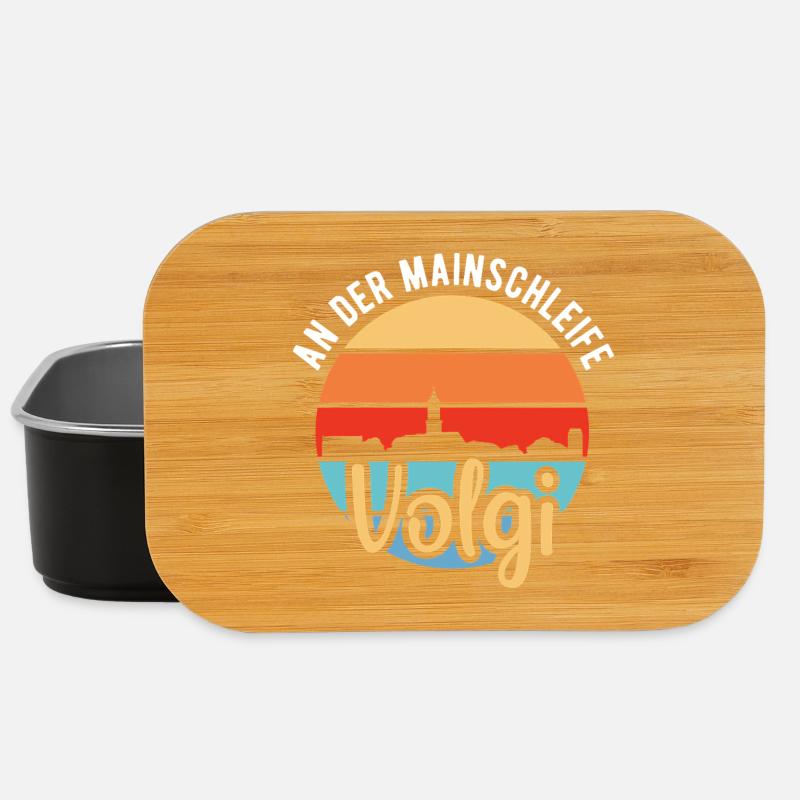 Volkach | Volgi | Mainschleife - Lunch Box - Schwarz