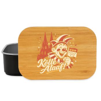 Kölle Alaaf Carnival Costume Cute Cute Gift - Lunch Box - black - Front