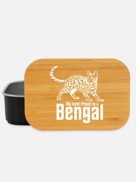 Bengal Lover "Best Friend" - Lunch Box - black