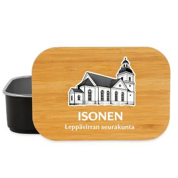 Église d’Isonen Leppävirta - Boîte à goûter - noir - Devant