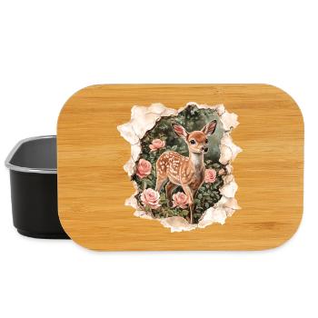 Deer Fawn - Lunch Box - black - Front