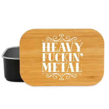 Heavy F***ing Metal - Lunch Box - Schwarz - Vorne