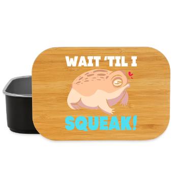 Desert Rain Frog Frosch - Lunch Box - Schwarz - Vorne