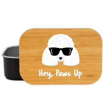 Cool Poodle Sunglasses Hey Paws Up Dog - Lunch Box - black - Front