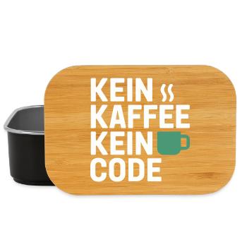 No Coffee No Code Programmer Computer Scientist - Lunch Box - black - Front