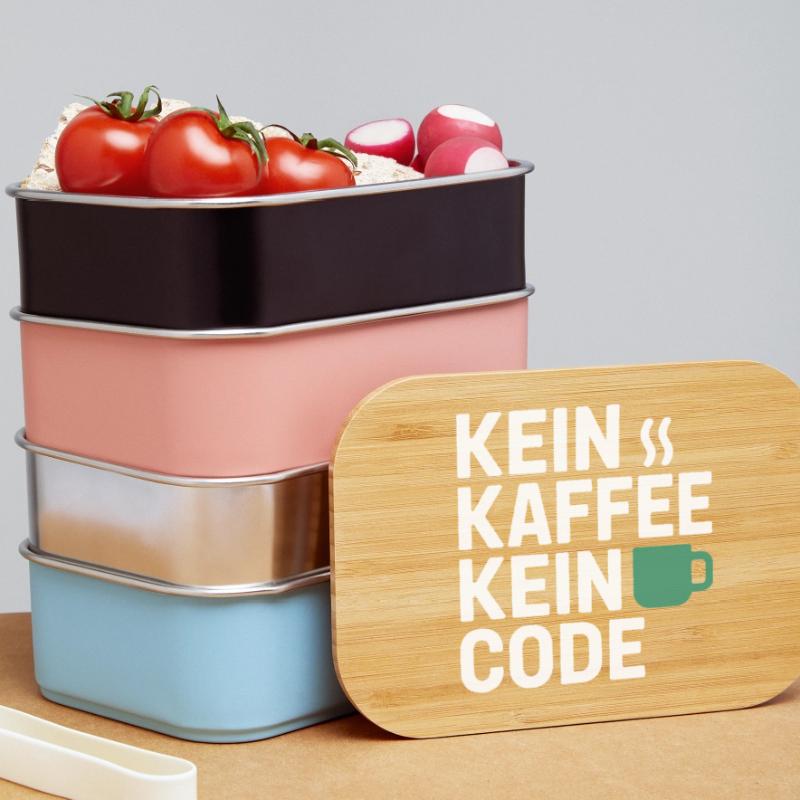 Kein Kaffee Kein Code Programmierer Informatiker Lunch Box