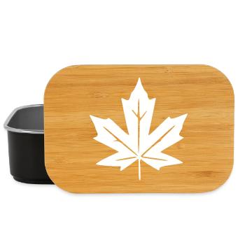 Maple Leaf Leaves Gift Nature Lover - Lunch Box - black - Front
