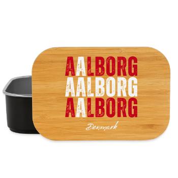 Aalborg dans le cœur, Danemark présent - Boîte à goûter - noir - Devant