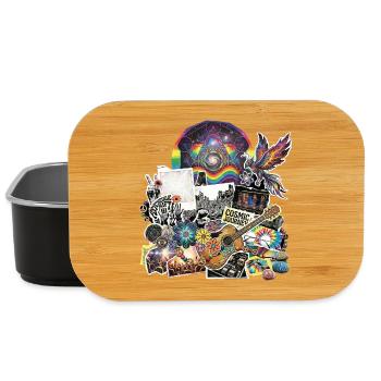 Psychedelic Rock Cosmic Space - Lunch Box - Schwarz - Vorne