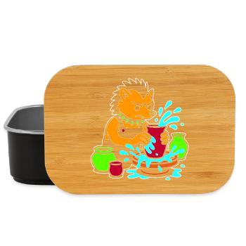 Pottery Pup Splash - Lunch Box - black - Front