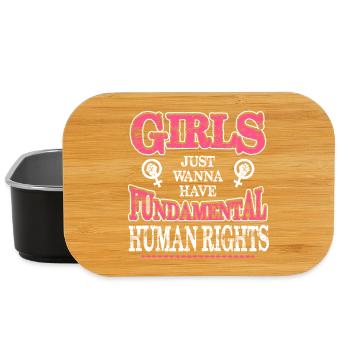 Fundamental Rights Feminist Tee - Lunch Box - black - Front