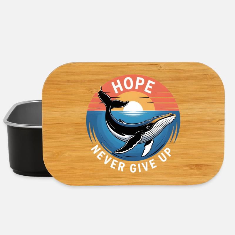 Hope/ Timmy la Baleine dans la mer Baltique - Boîte à goûter - noir