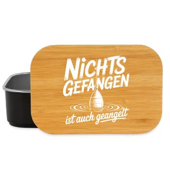 Angel Spruch lustig - Lunch Box - Schwarz - Vorne