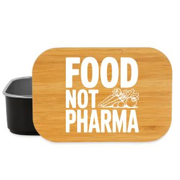 Alimentaire, pas pharmaceutique - Boîte à goûter - noir - Devant