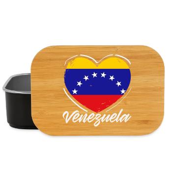 Venezuela Flagge Stolz & Heimat Venezuela - Lunch Box - Schwarz - Vorne