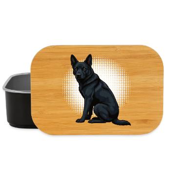 Black German Shepherd German Shepherd Owner - Lunch Box - black - Front