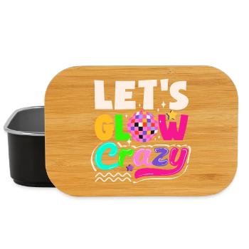 Retro Back to the 80s Vintage Design - Lunch Box - black - Front