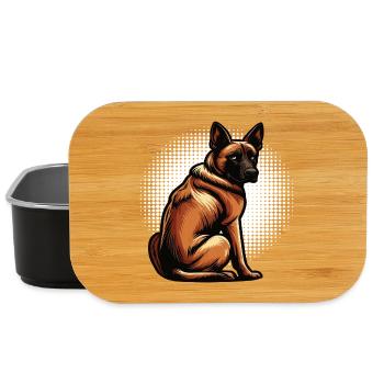 Malinois Belgian Shepherd Malinois Owner - Lunch Box - black - Front