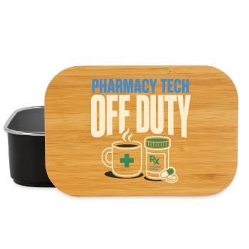 Apothekentechniker Pharmacy Tech Cpht Rx Geschenk - Lunch Box - Schwarz - Vorne
