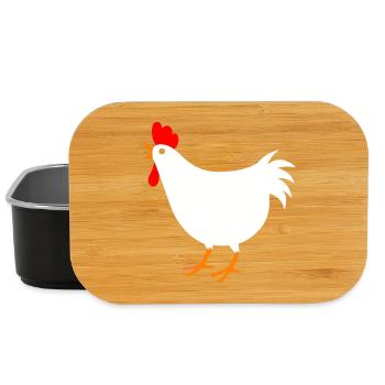 Nur ein Hühnerliebhaber und ein Witz-Farm-Tier - Lunch Box - Schwarz - Vorne
