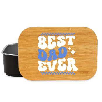 Meilleur cadeau de fête des pères papa papa - Boîte à goûter - noir - Devant