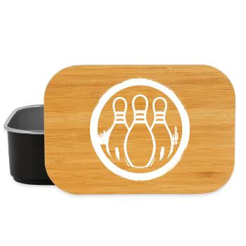 Bowling Zeichnung - Lunch Box - Schwarz - Vorne