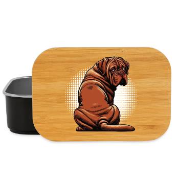 Mastiff de Bordeaux Propriétaire du Mastiff de Bordeaux - Boîte à goûter - noir - Devant