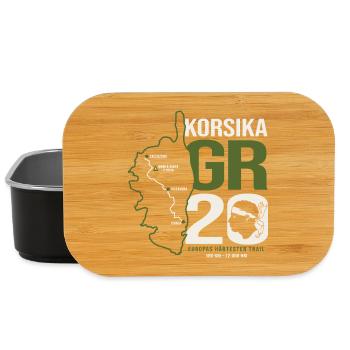 GR20 Finisher Korsika Trekking Wanderung - Lunch Box - Schwarz - Vorne
