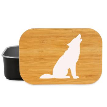 Wolf- - Lunch Box - black - Front