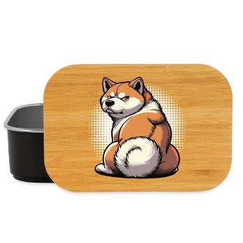 Akita Akita propriétaire Akitas Akita amoureux Akitafan - Boîte à goûter - noir - Devant