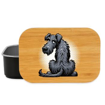 Irischer Wolfshund Wolfshundbesitzer Wolfshundfan - Lunch Box - Schwarz - Vorne