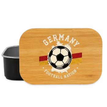 Blason de la nation allemande de football - Boîte à goûter - noir - Devant