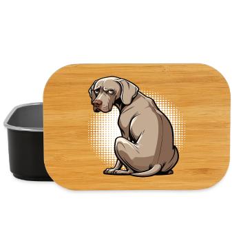 Weimaraner Weimaraner Owner Weimaraner Enthusiast - Lunch Box - black - Front