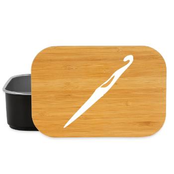 Crochet Crochet Hook Gift - Lunch Box - black - Front