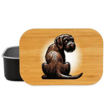 German Wirehaired German Wirehaired Owner - Lunch Box - black - Front