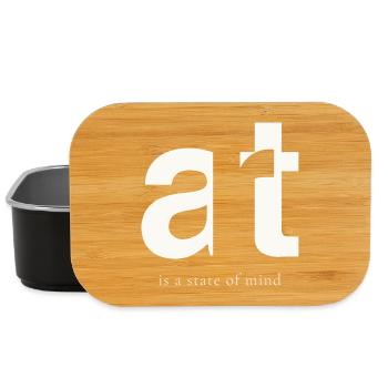 art- Is a State of Mind - Lunch Box - black - Front
