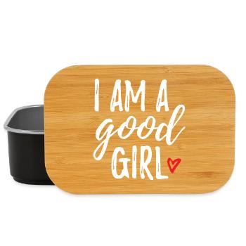 I Am A Good Girl - Lunch Box - black - Front