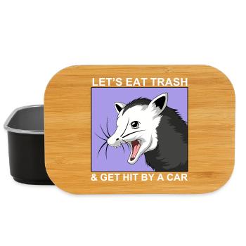 Let es Eat Trash und Get Hit By A Car - Lunch Box - Schwarz - Vorne