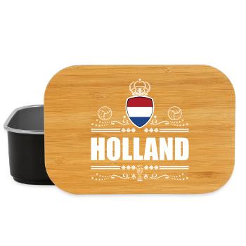 HOLLAND | Pays-Bas White Lineart - Boîte à goûter - noir - Devant