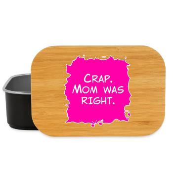 Mist, Mama hatte Recht - Lunch Box - Schwarz - Vorne