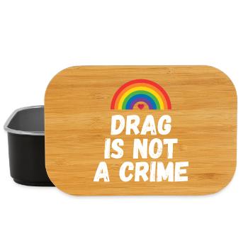 Drag is not A Crime - Lunch Box - black - Front