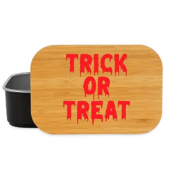 Halloween, Schwarze Magie, Süßigkeiten - Lunch Box - Schwarz - Vorne