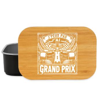 J'Peux Pas J'ai Grand Prix - Boîte à goûter - noir - Devant