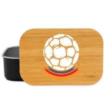 Tête de handball Allemagne Symbole de l’équipe Logo EM icône - Boîte à goûter - noir - Devant