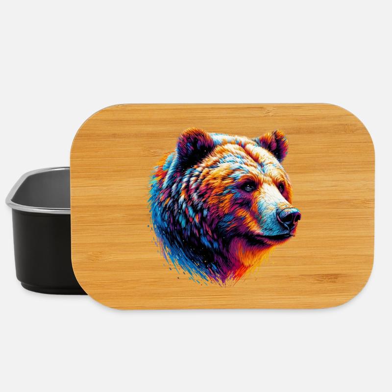 Bear - Lunch Box - black