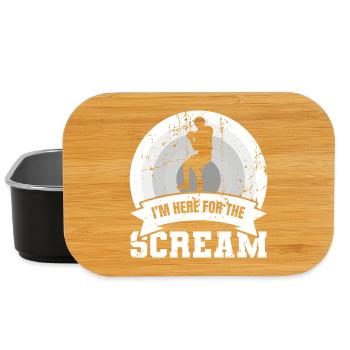 I'm Here For The Scream - Lunch Box - Schwarz - Vorne