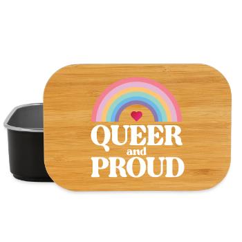 LGBT Pride Month - Queer und stolz - Lunch Box - Schwarz - Vorne