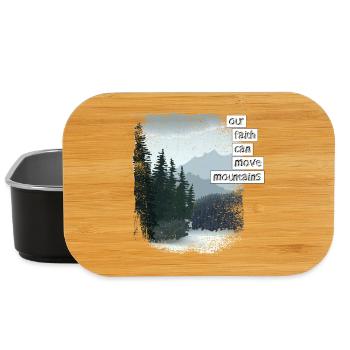 Our faith can move mountains ^ - Lunch Box - Schwarz - Vorne